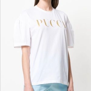 COPY - COPY - Emilio Pucci glitter logo T-shirt
